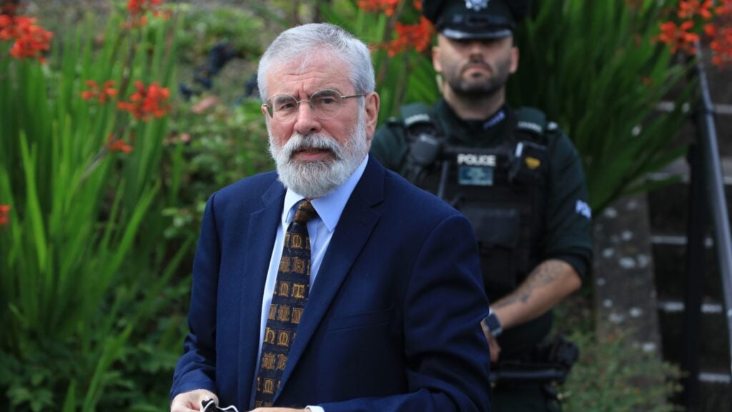 Far right in Ireland and England in an “unholy alliance” says Gerry Adams