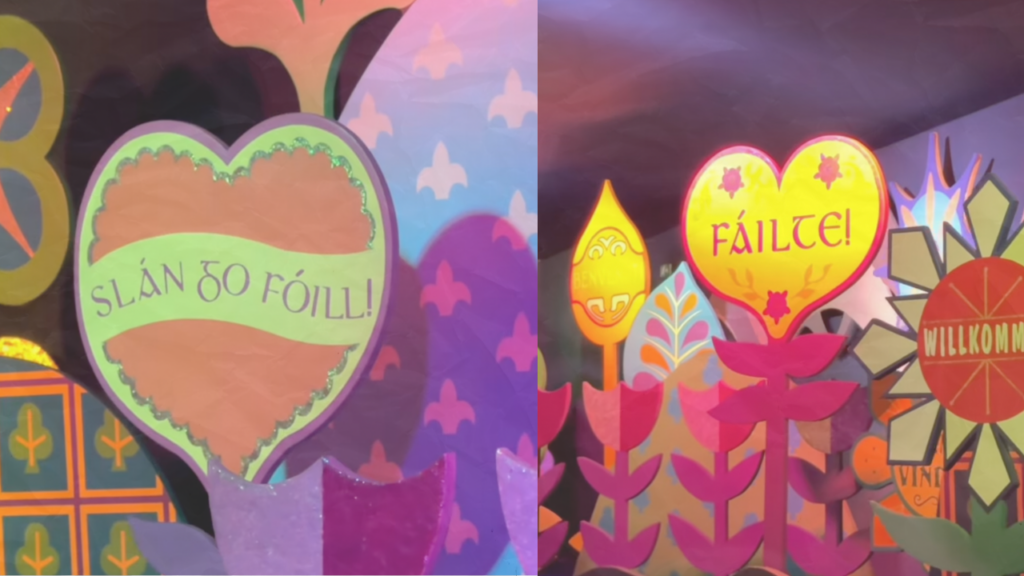 Irish language signs erected in Disneyland