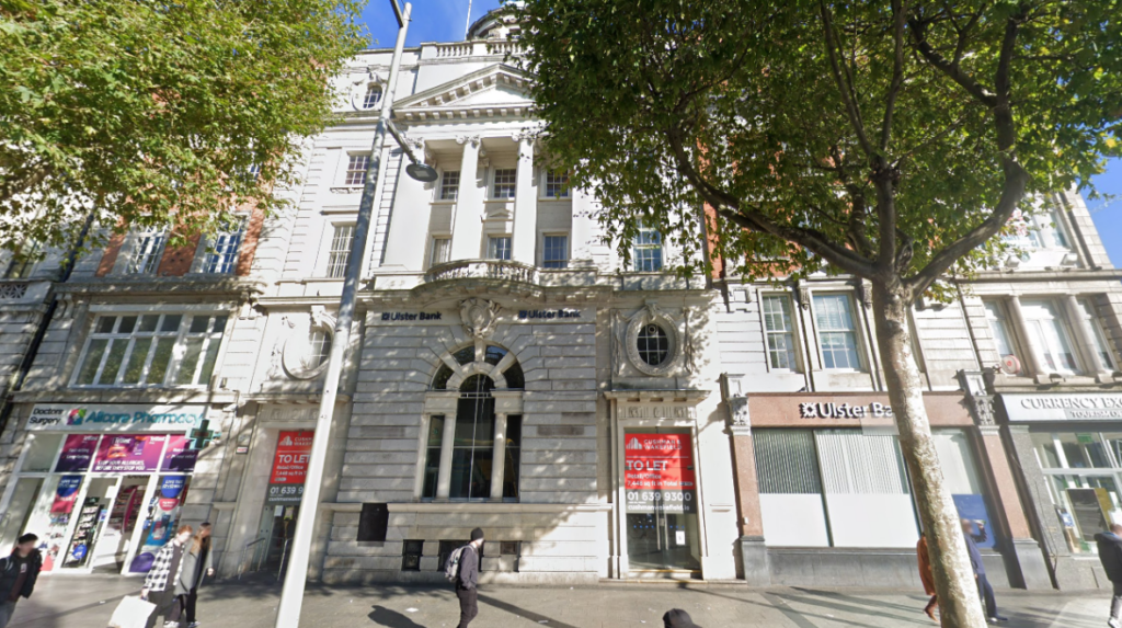 O’Connell Street Ulster Bank building could become shop and restaurant
